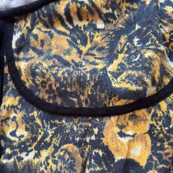 AMUR.Ninetta Cheetah Print Cardigan - Picture 4 of 5